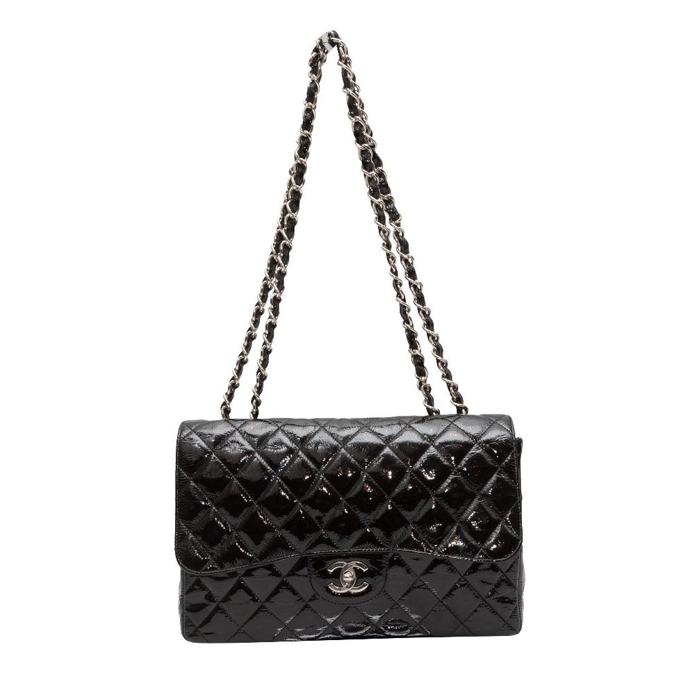Black Chanel 2006-2009 Medium Timeless Classique Flap Bag